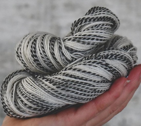 Zebra sock naturel